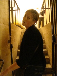 Me climbing the Arc D'Triomphe in Paris... It was tough!
